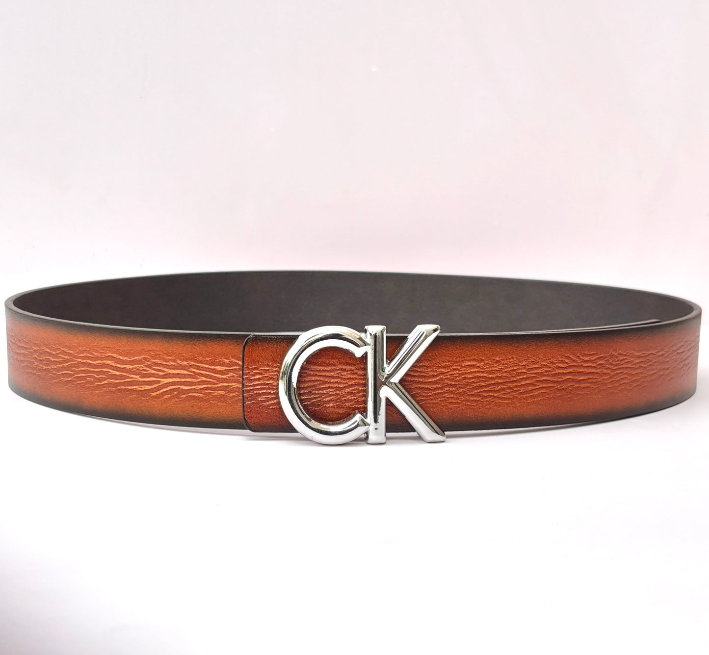 Imported Designer Belt – Mocha Signature Finish - 40 MM