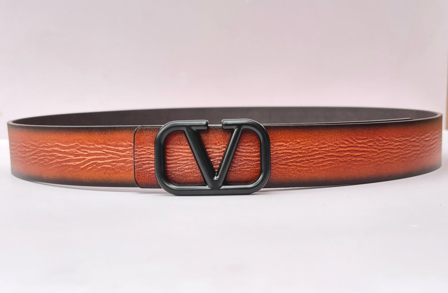 Imported Designer Belt – Mocha Signature Finish - 40 MM