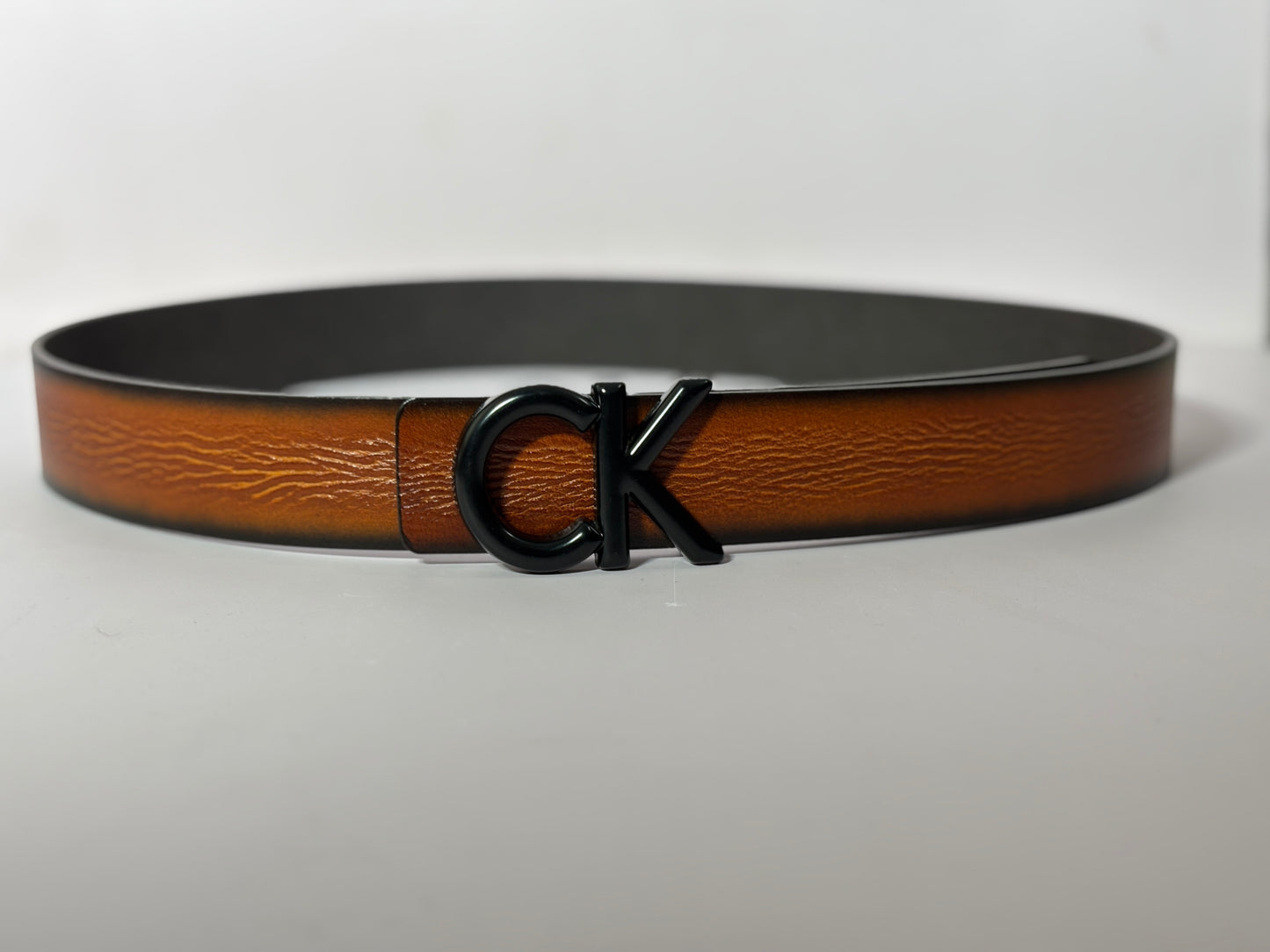 Imported Designer Belt – Mocha Signature Finish - 40 MM