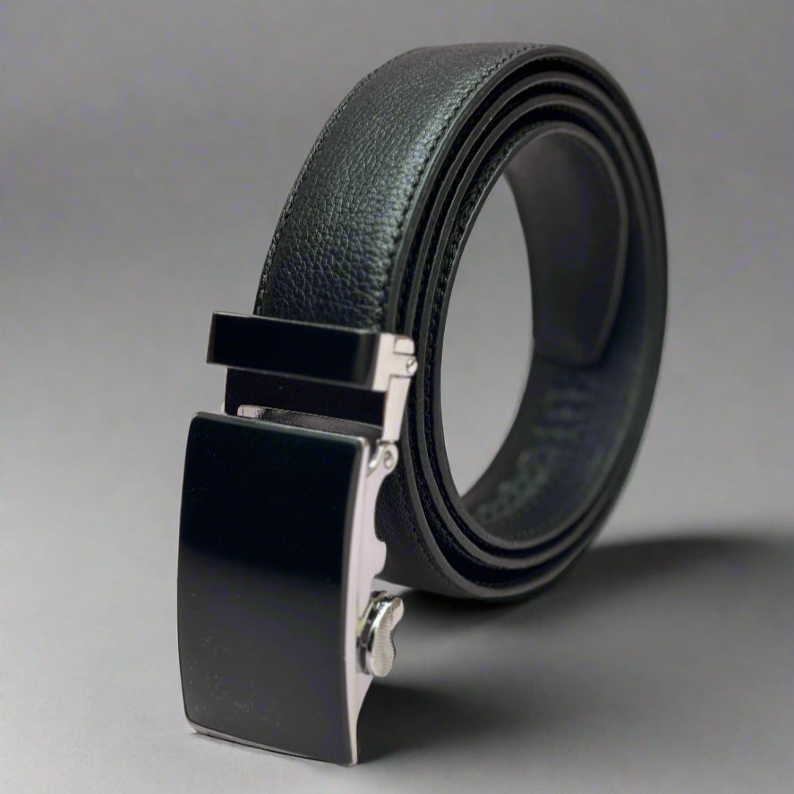 Real Full Grain 100 % Cow Leather, Not Artificial Premium Auto Lock Belt – Soft, Durable, Elite