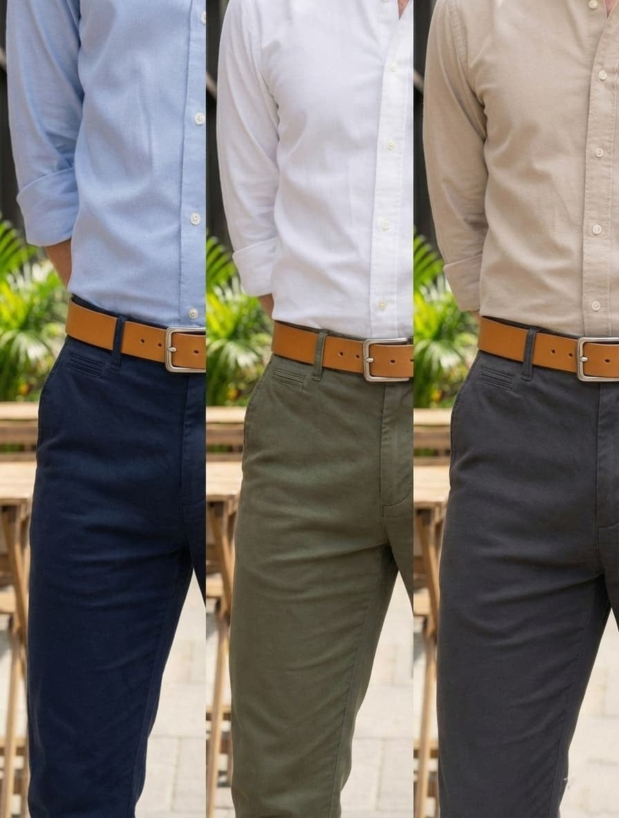 Full Grain 100% Pure Leather Belt - No Peeling or Cracking - Best For Jeans- Mustard