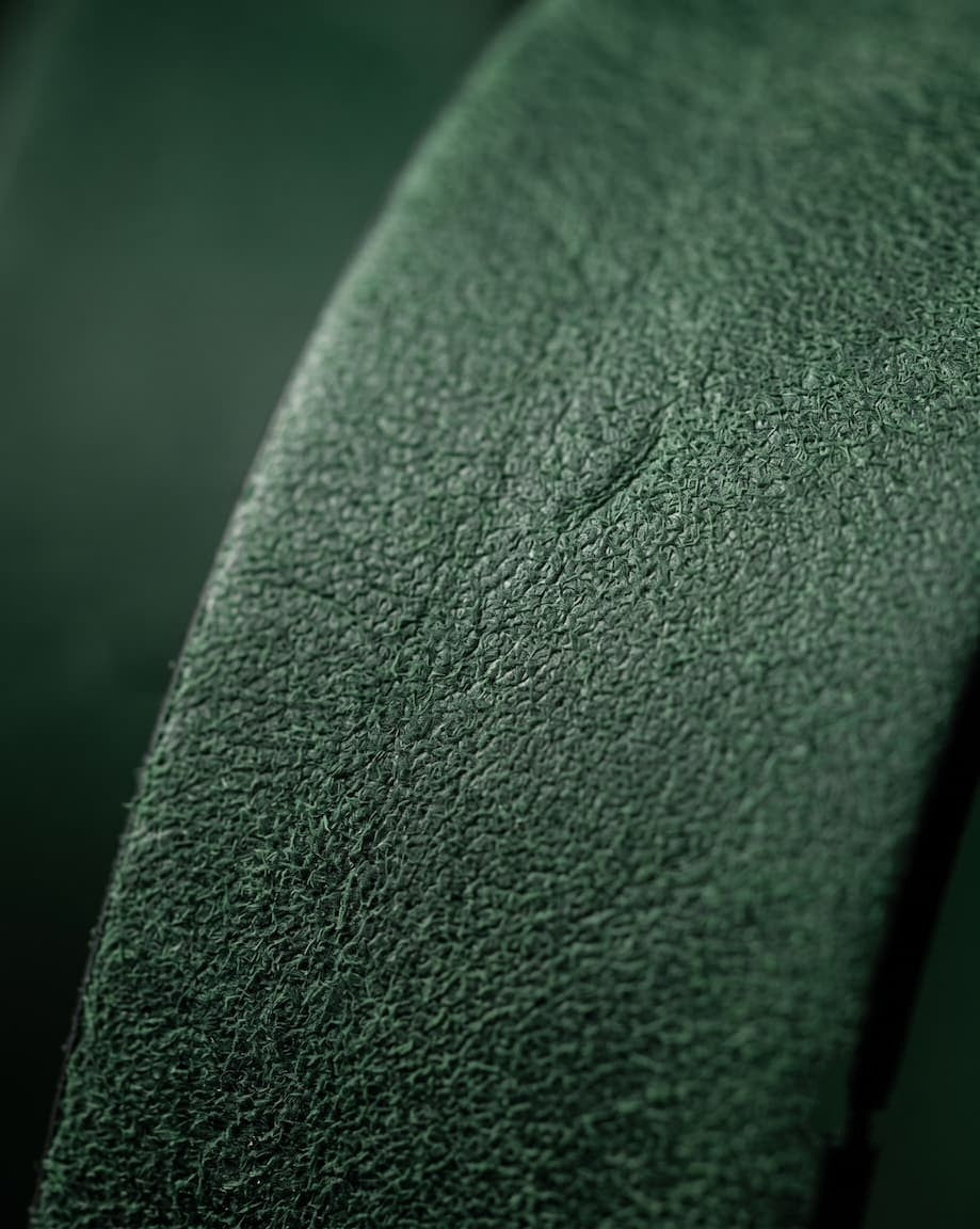 Pull Up Leather Belt 40MM Green