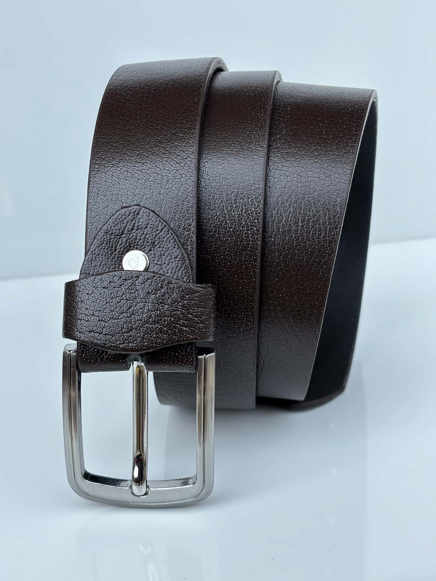 Full Grain 100%  Pure Leather Belt - No Peeling or Cracking- Best For Jeans - Chocolate Brown