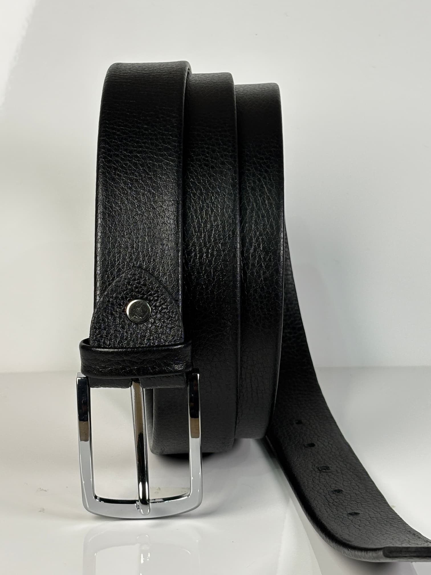 knee length dresses for ladies Black Full Grain 100% Pure Leather Belt- No Peeling or Cracking