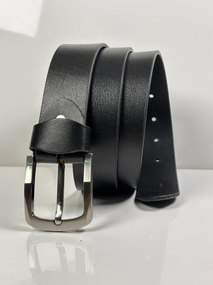 Full Grain Leather Belt - Black - 40MM