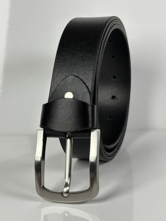 Full Grain Leather Belt - Black - 40MM