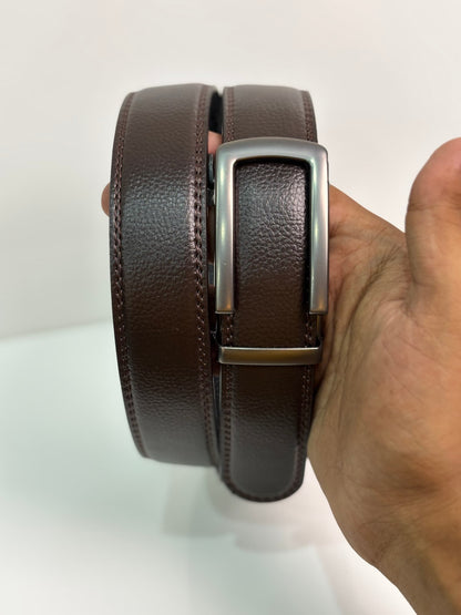 Imported Auto Lock Belt For Formal Use Versatile Buckle Non Leather