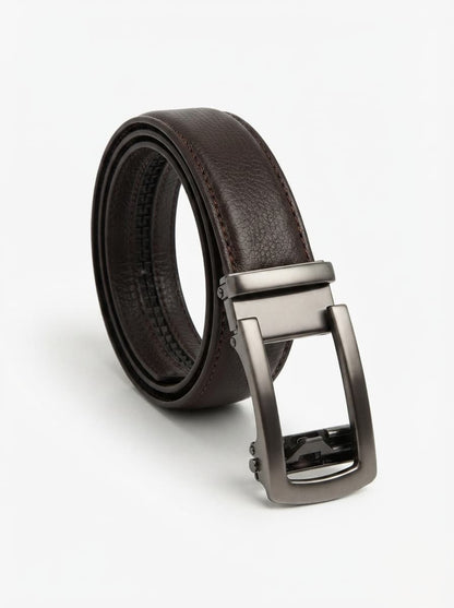 Imported Auto Lock Belt For Formal Use Versatile Buckle Non Leather