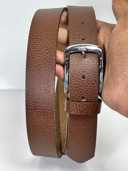 35mm Formal width Brown Leather Belt