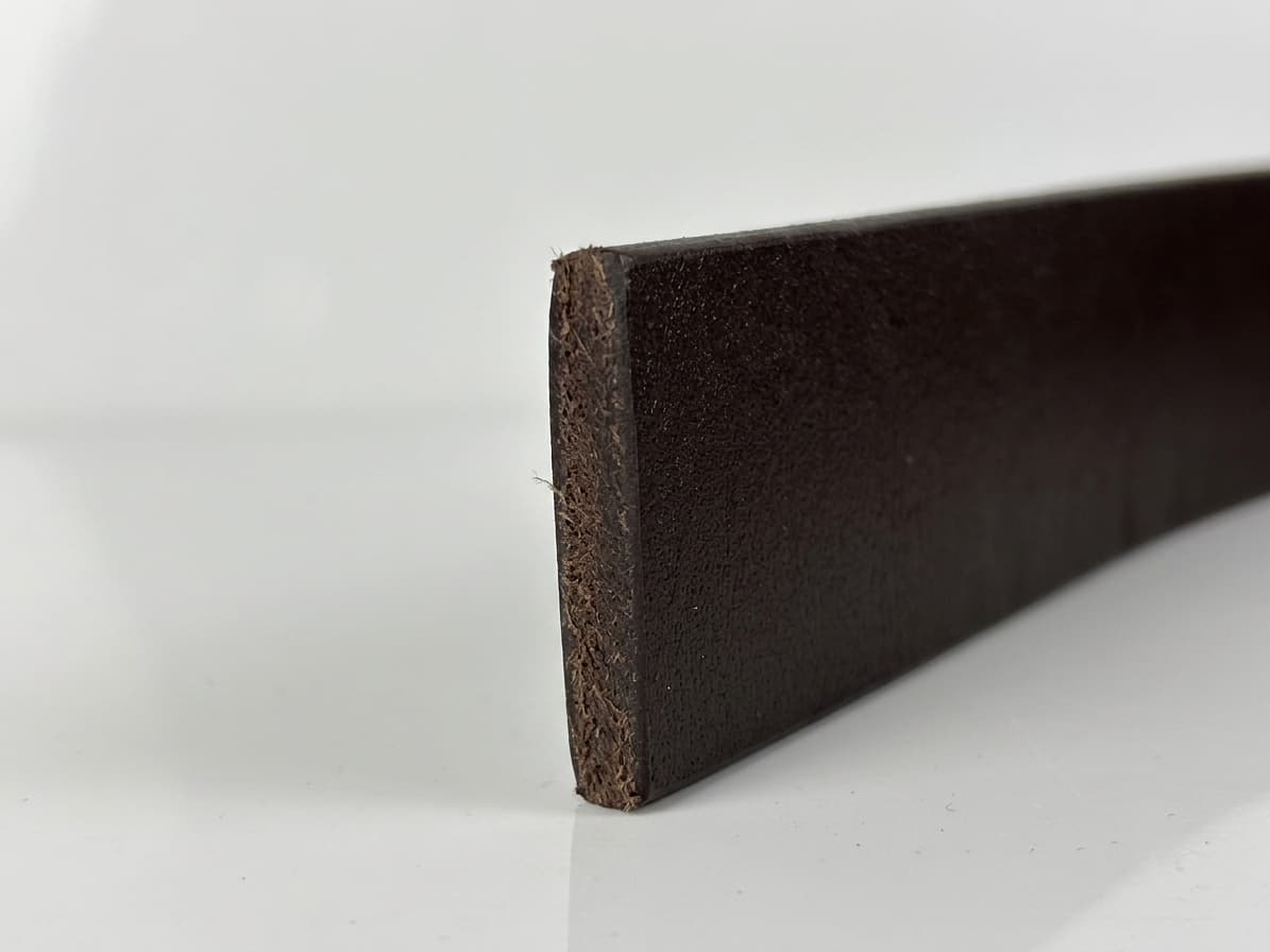 Full Grain Leather Belt - Chocolate Brown - 40MM