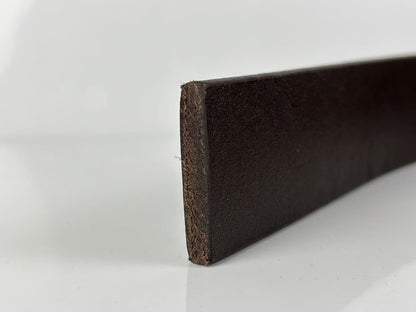 Full Grain Leather Belt - Chocolate Brown - 40MM