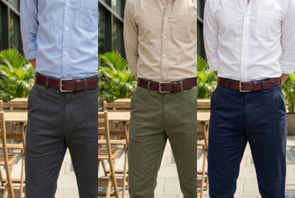 Pull Up 100% Pure Leather Belt -  No Peeling or Cracking - Best For Jeans- Maroon