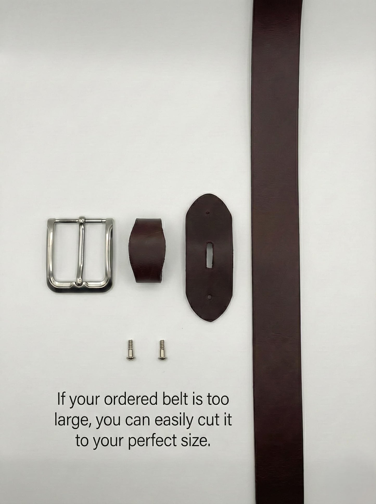 Pull Up 100% Pure Leather Belt -  No Peeling or Cracking - Best For Jeans- Maroon