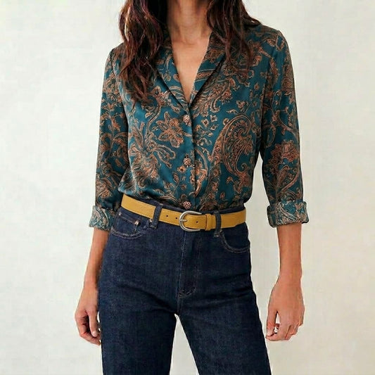 Lockzy Mustard 30mm Women’s Full Grain Leather Belt