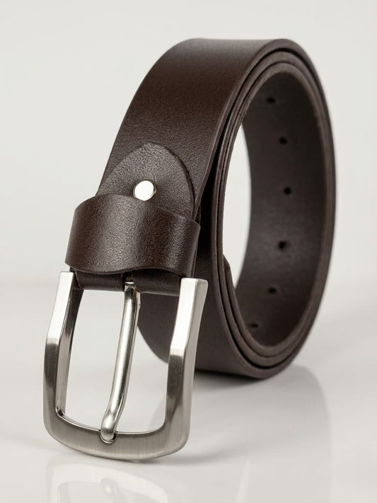 Full Grain Leather Belt - Chocolate Brown - 40MM
